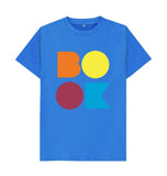 Bright Blue Book block Tee